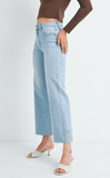 LIGHT DENIM SLIM WIDE LEG